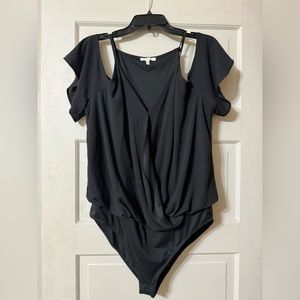 Cold shoulder bodysuit
